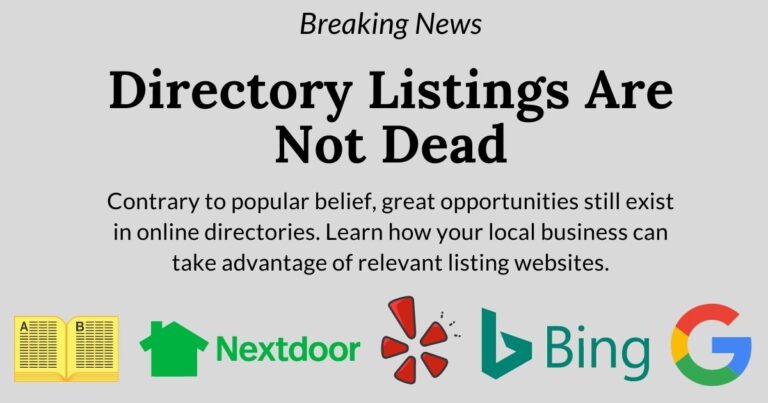 directory listings for SEO